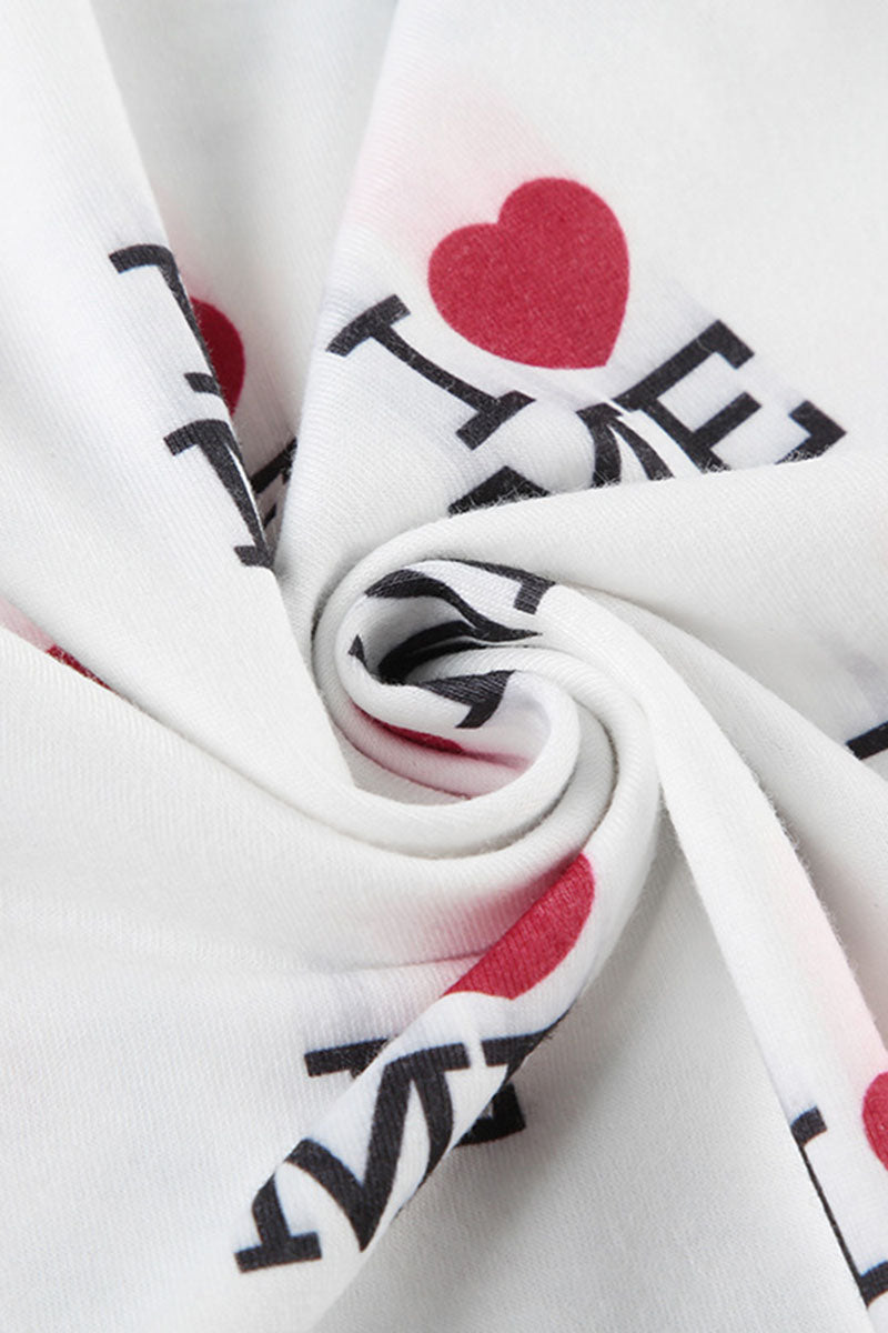 "I Love Me" Printed Lounge Pants