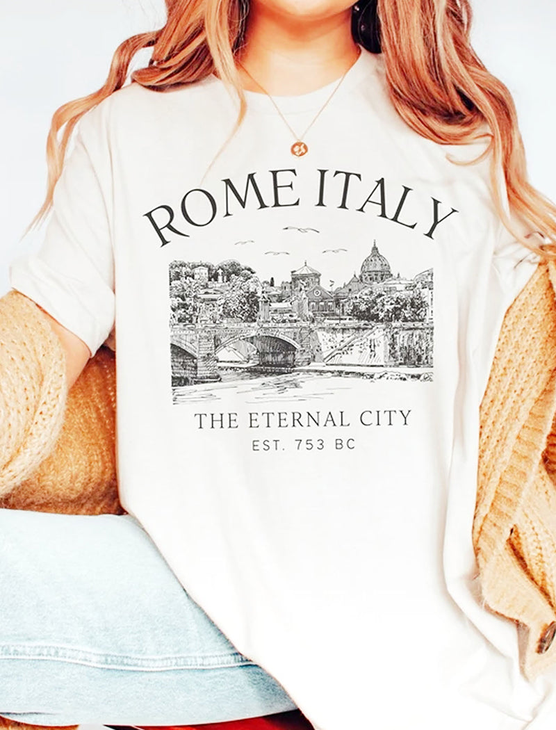 Rome Italy Graphic Tee