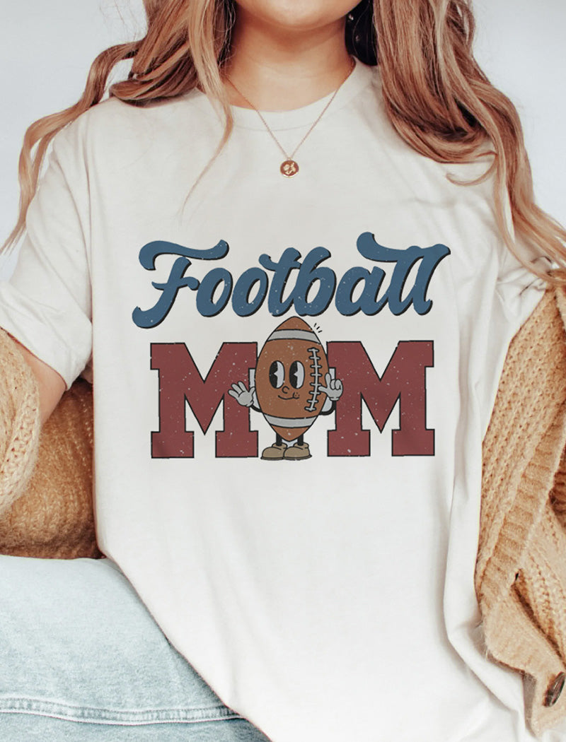 Football Text Graphic Tee