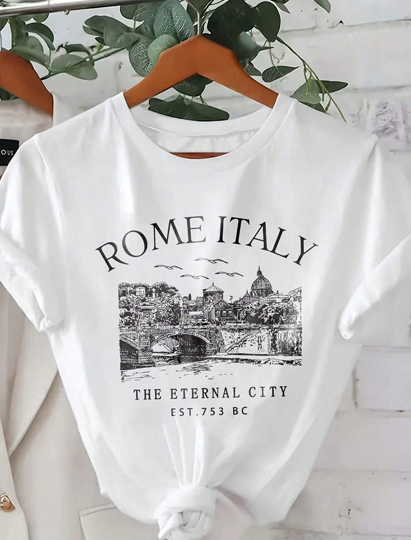 Rome Italy Graphic Tee