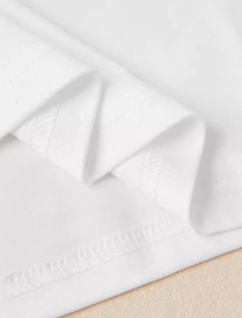 Bow Detail Graphic Crop Tee