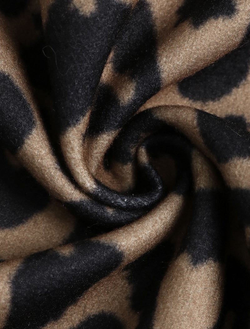 Button-Up Leopard Jacket