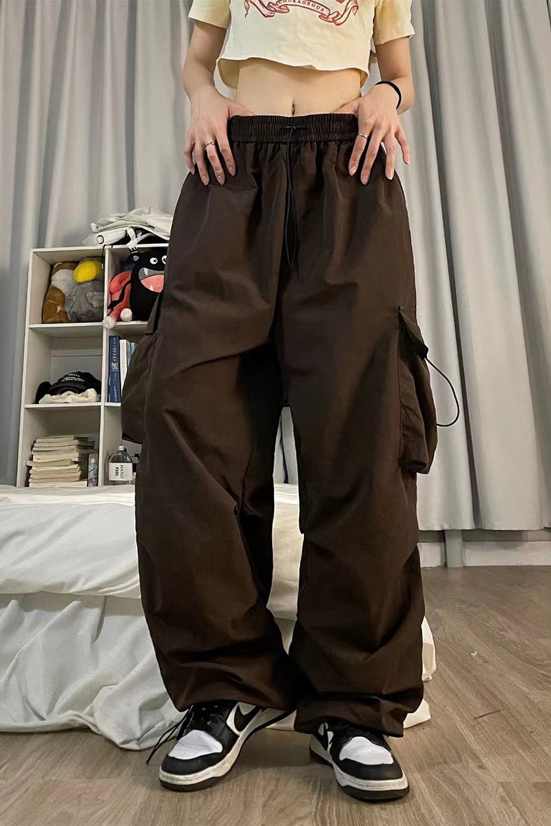 High-Waist Cargo Pants