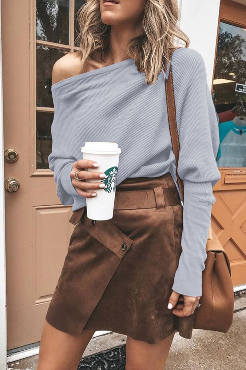 Bat Wing Off Shoulder Top
