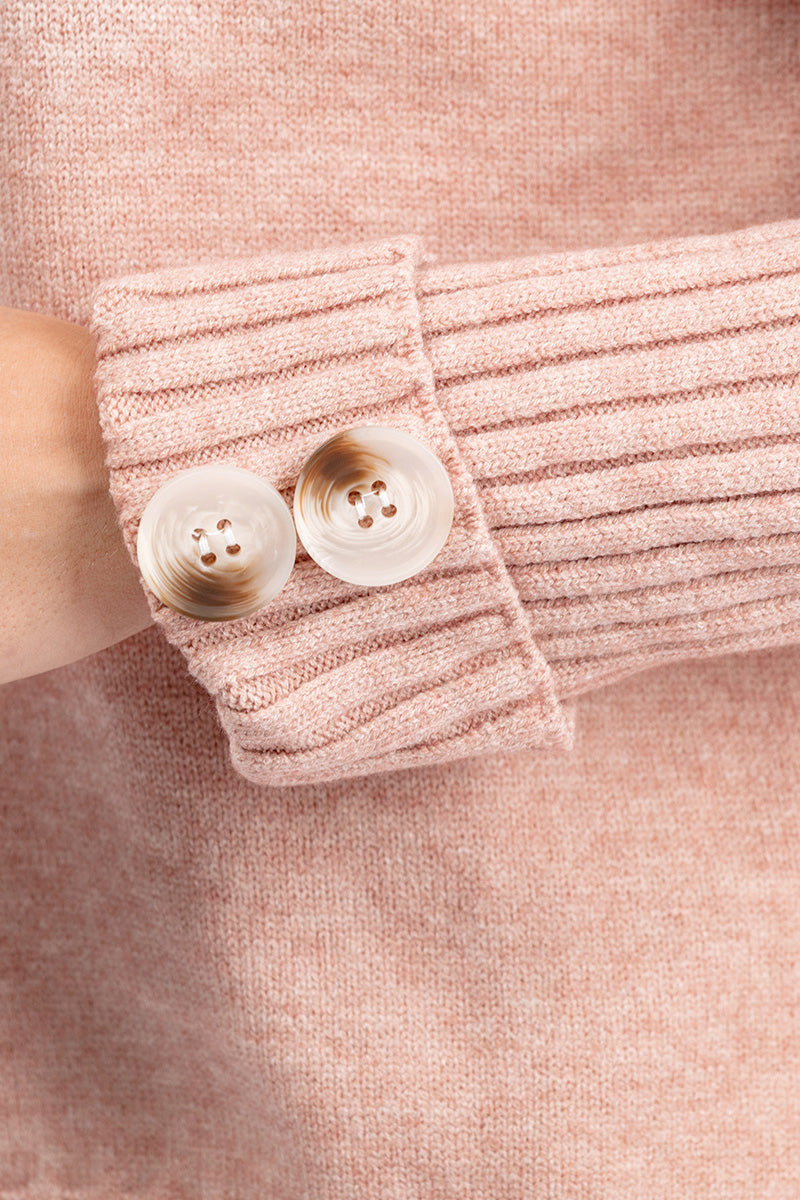 Turtleneck Knit Sweater and Pant Set