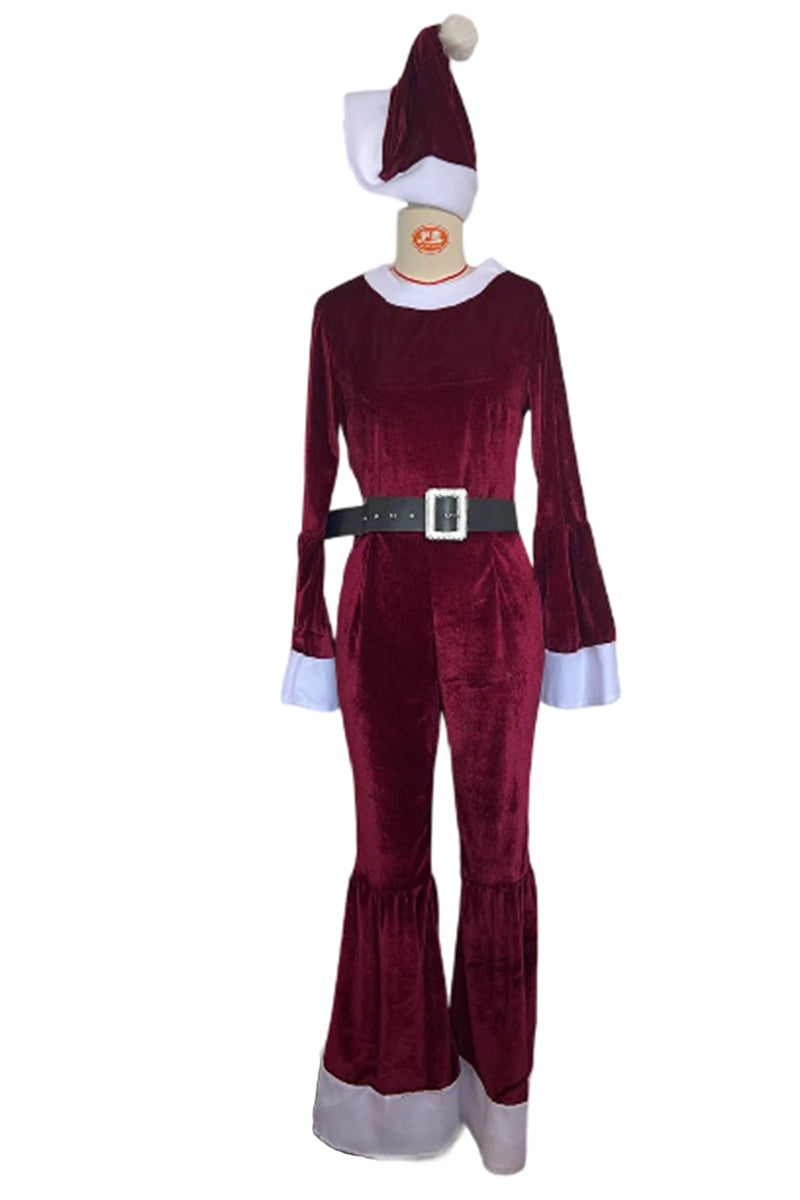 Santa Flare Sleeve Jumpsuit