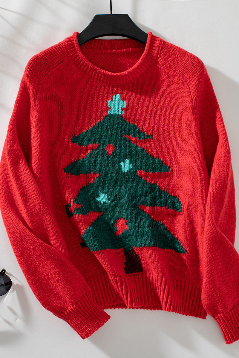 Christmas Tree Graphic Knit Sweater