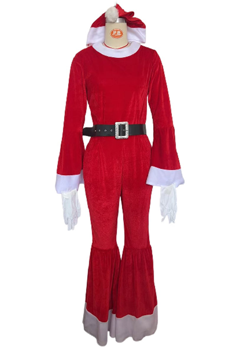 Santa Flare Sleeve Jumpsuit