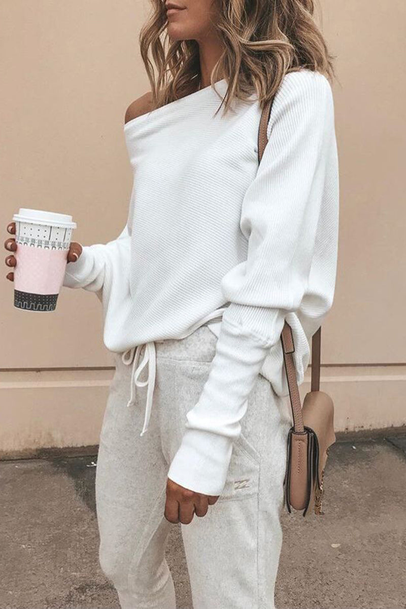 Bat Wing Off Shoulder Top