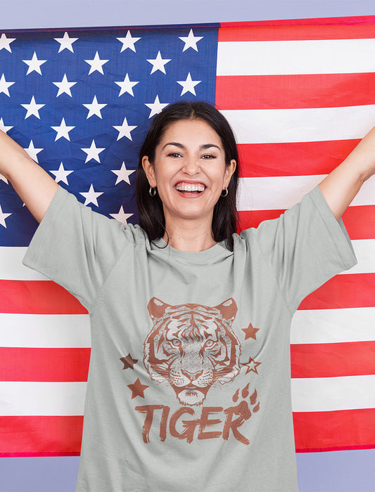 Fierce Tiger Stars Graphic Tee