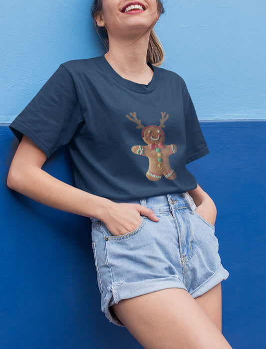 Gingerbread Reindeer Tee