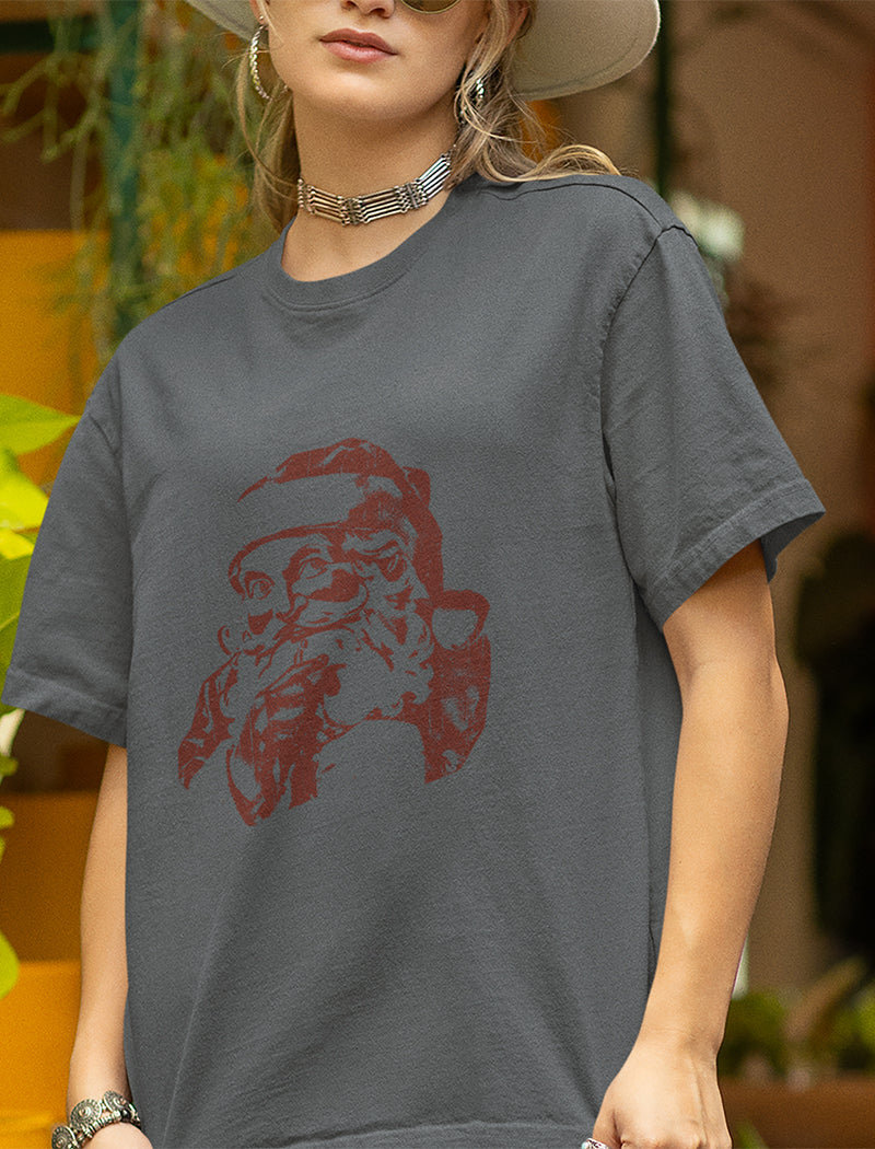 Santa Face Graphic Tee