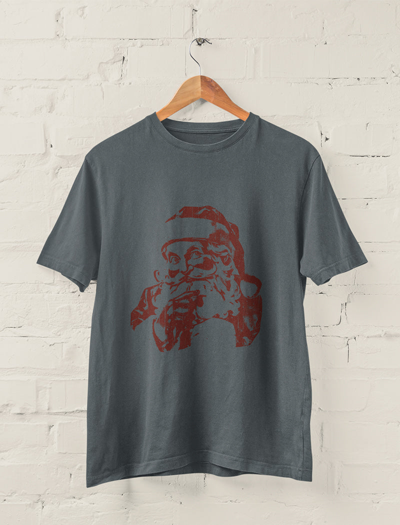 Santa Face Graphic Tee