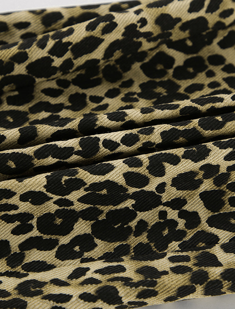 Vintage Leopard Print Pants