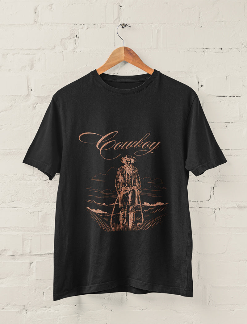 Rustic Cowboy Design Tee