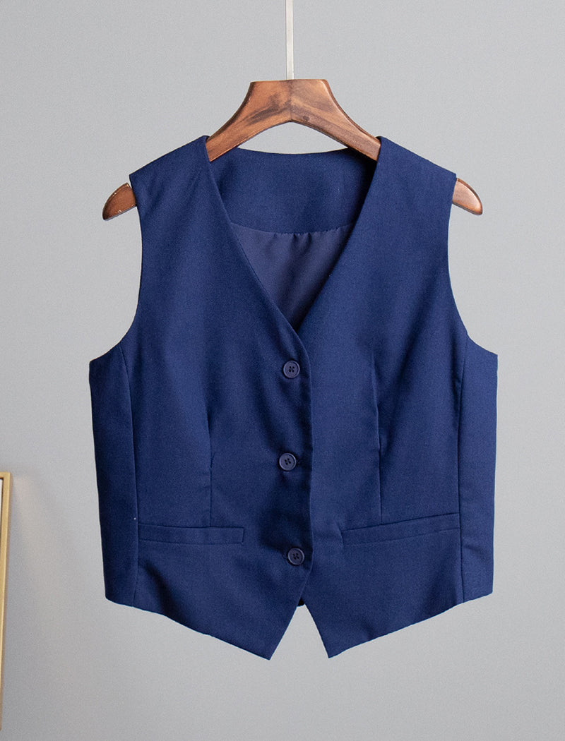 Tailored Buttoned Vest