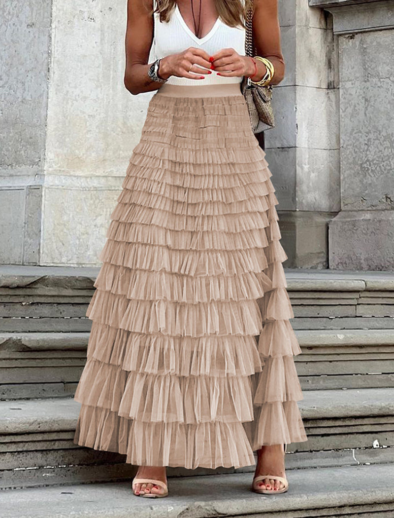 Layered Tulle Skirt