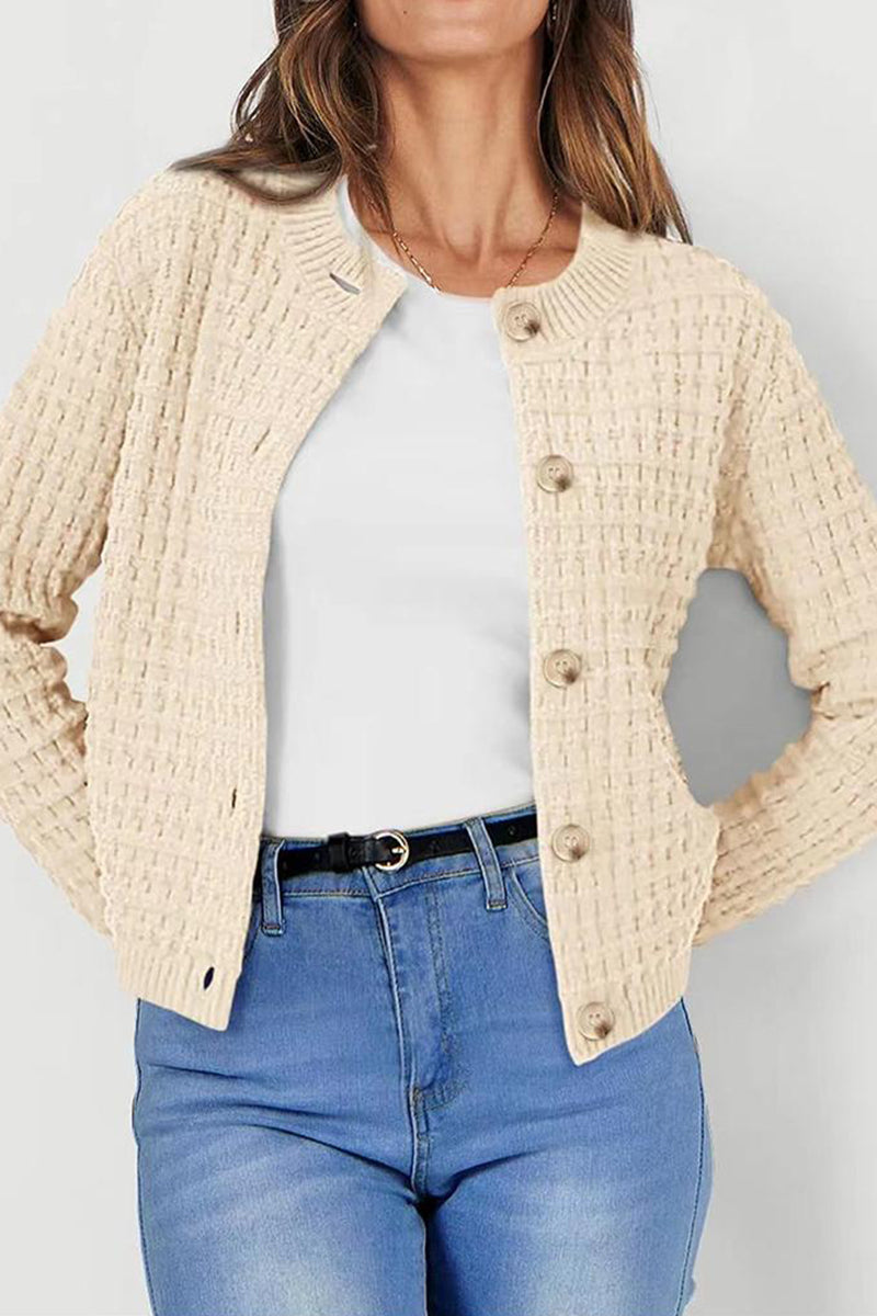 Textured Knit Cardigan