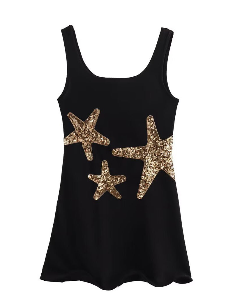 Starfish Sequin Mini Dress