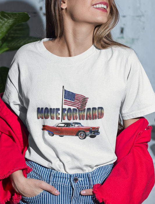 Flag Vintage Car Graphic Tee