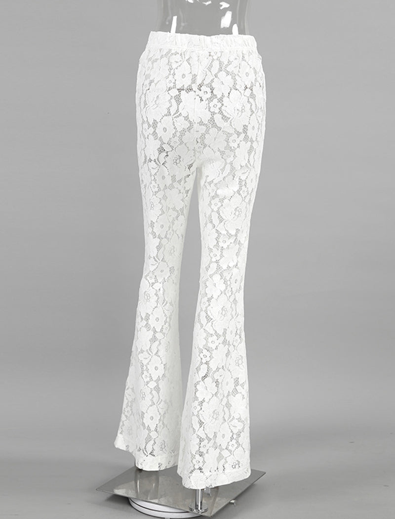 Lace Sheer Pants