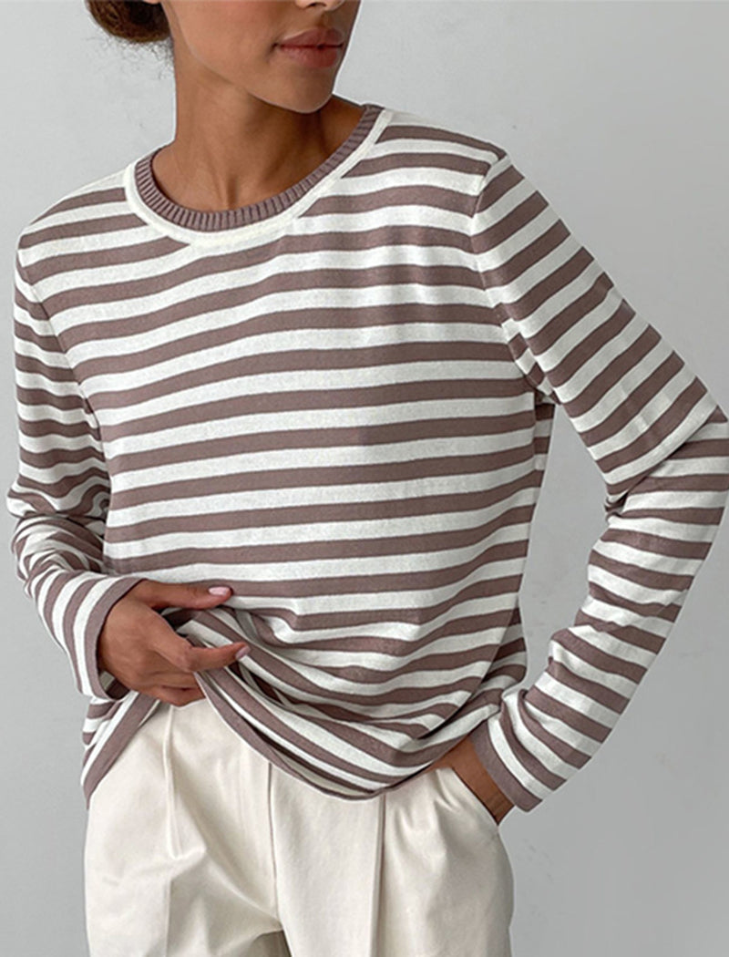 Striped Pullover Sweater