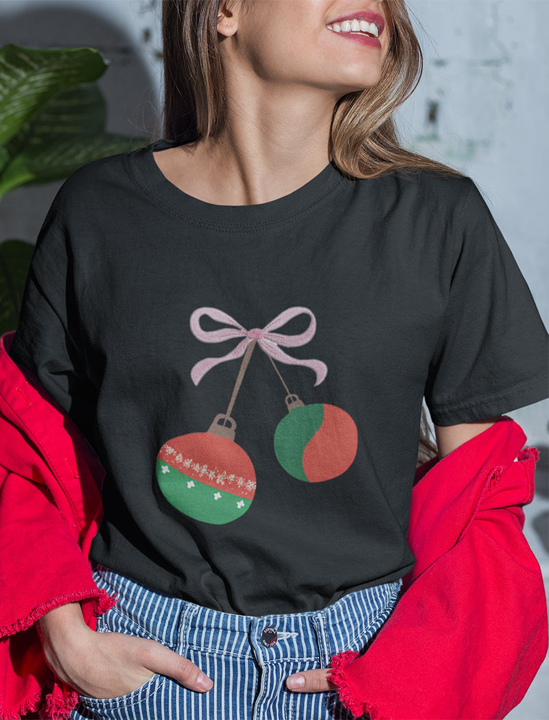 Holiday Ornaments Graphic Tee