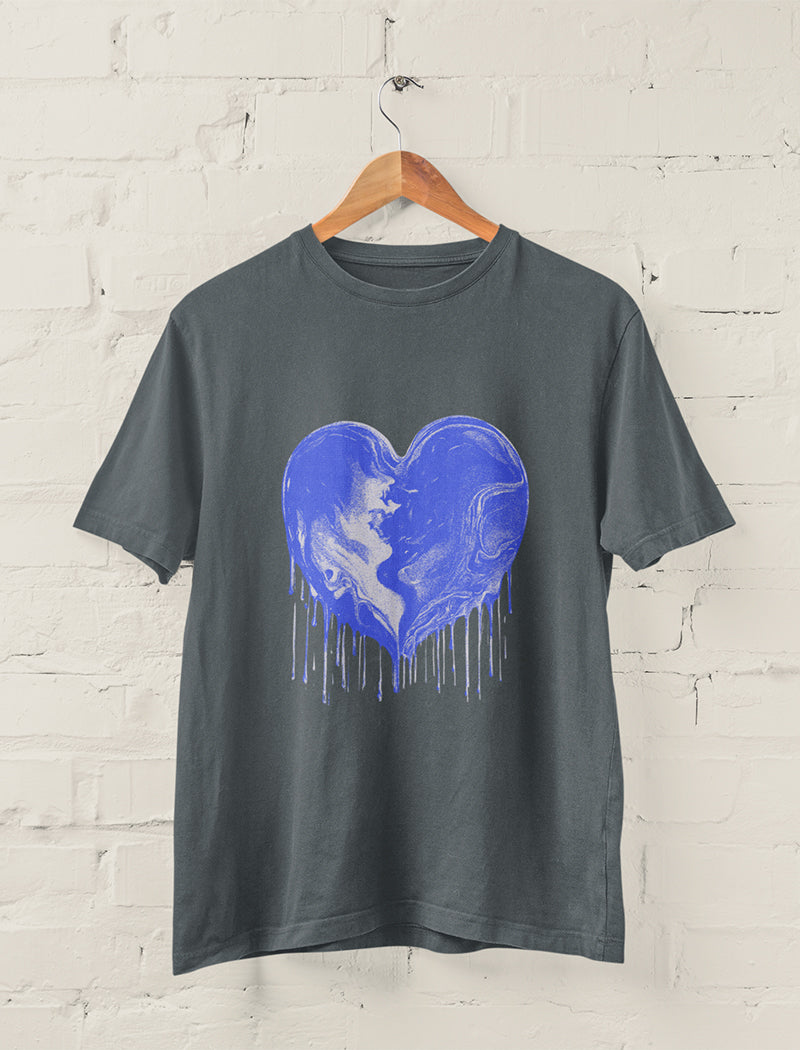 Dripping Heart Graphic Tee