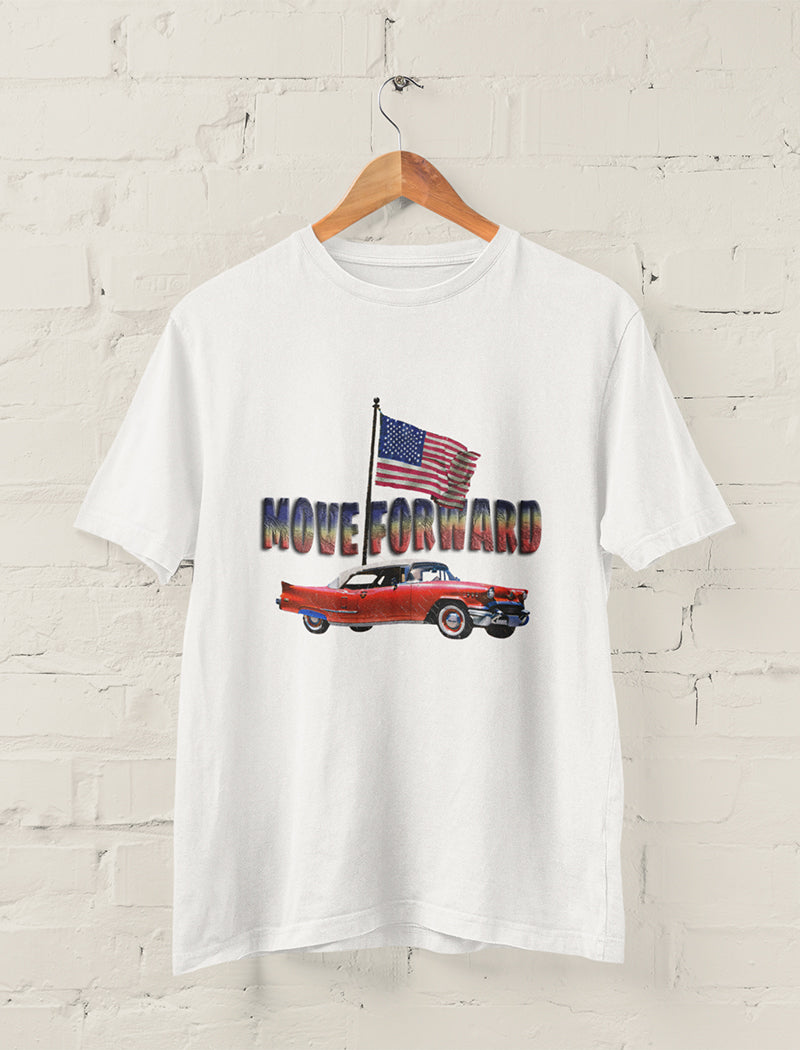 Flag Vintage Car Graphic Tee