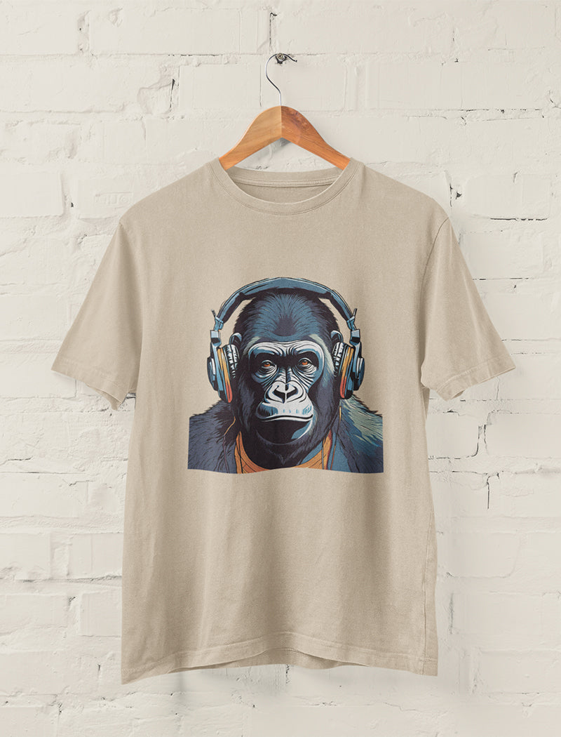 Gorilla Headphone Graphic Tee