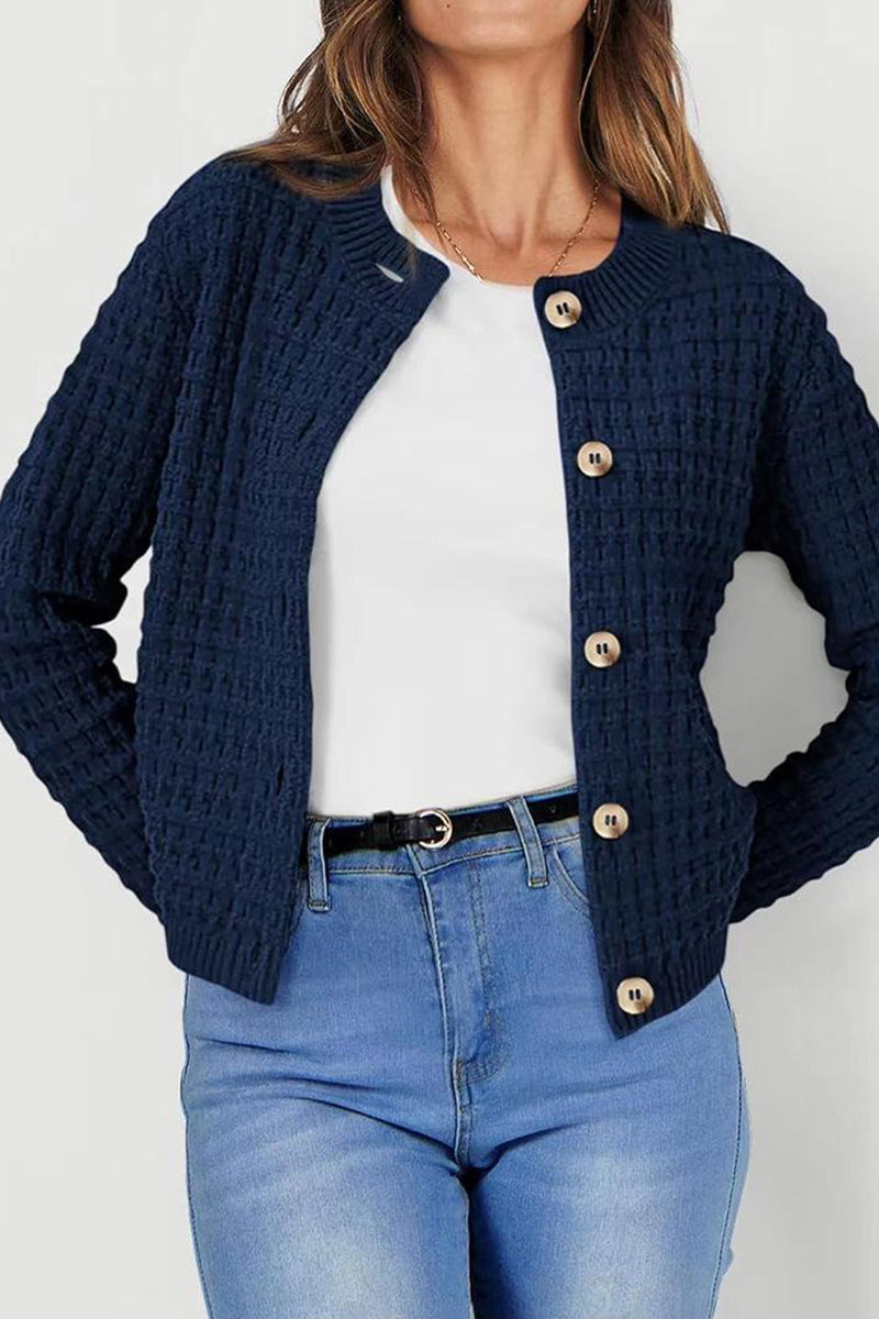 Textured Knit Cardigan