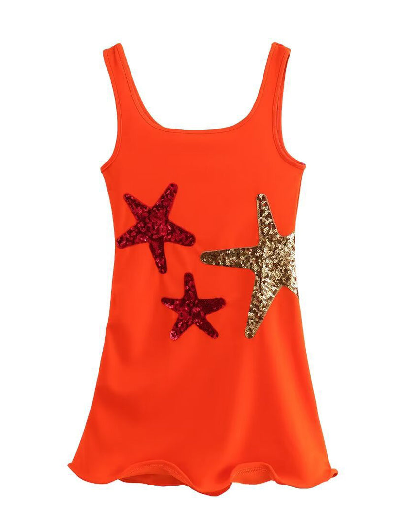 Starfish Sequin Mini Dress