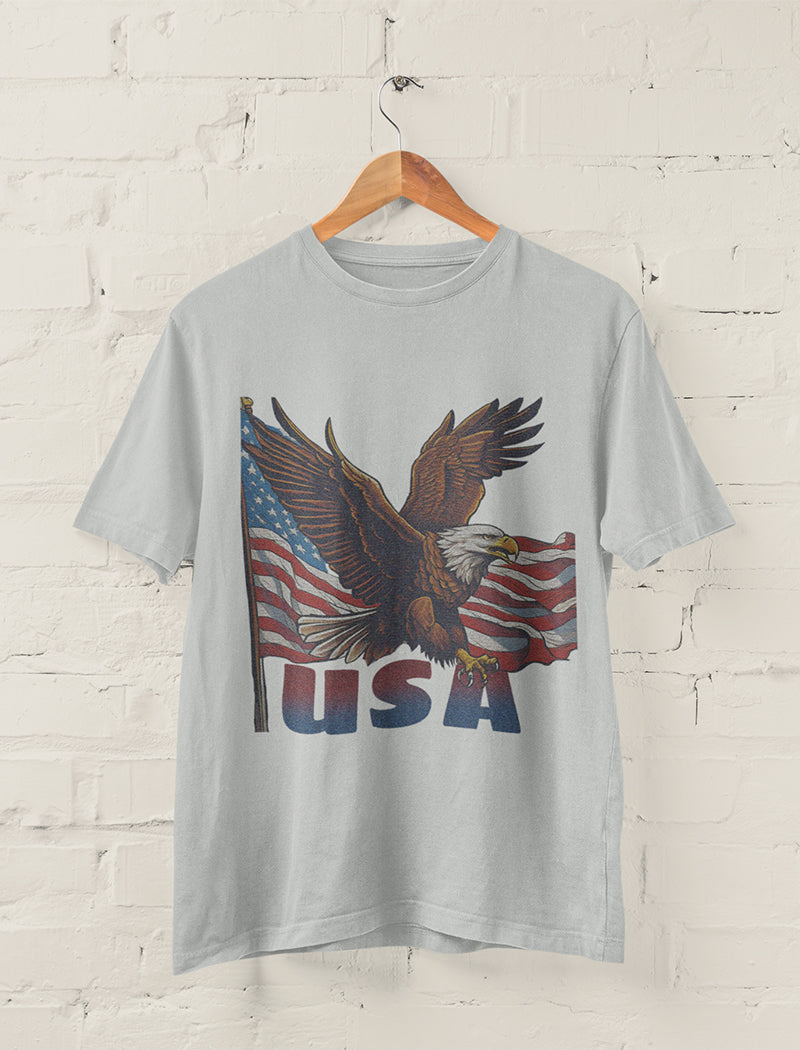 Eagle American Flag Graphic Tee