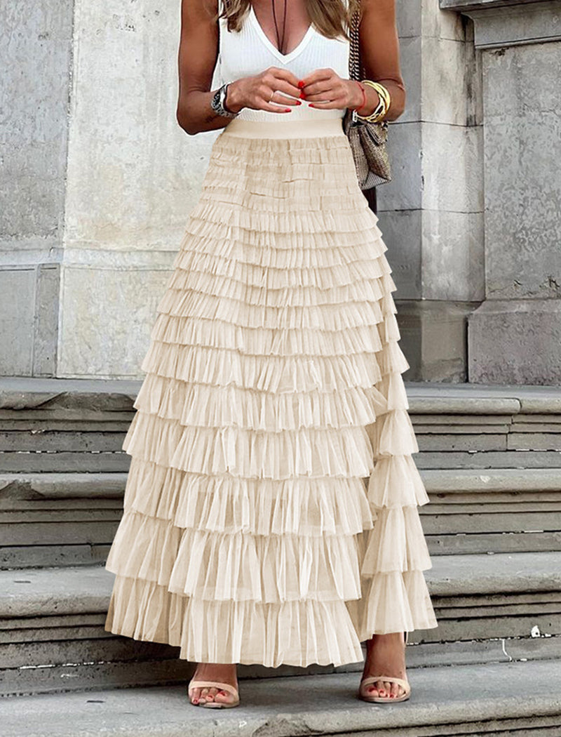 Layered Tulle Skirt