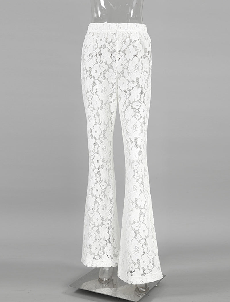 Lace Sheer Pants