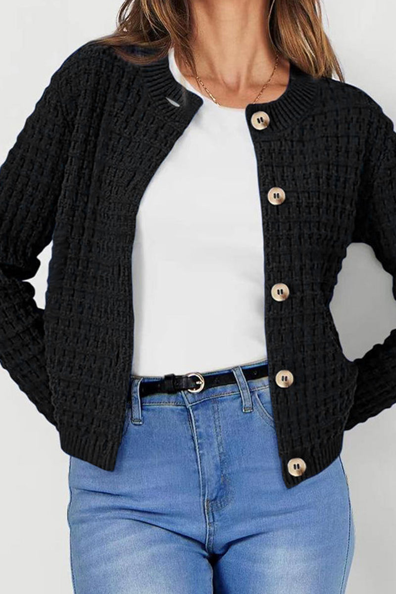 Textured Knit Cardigan