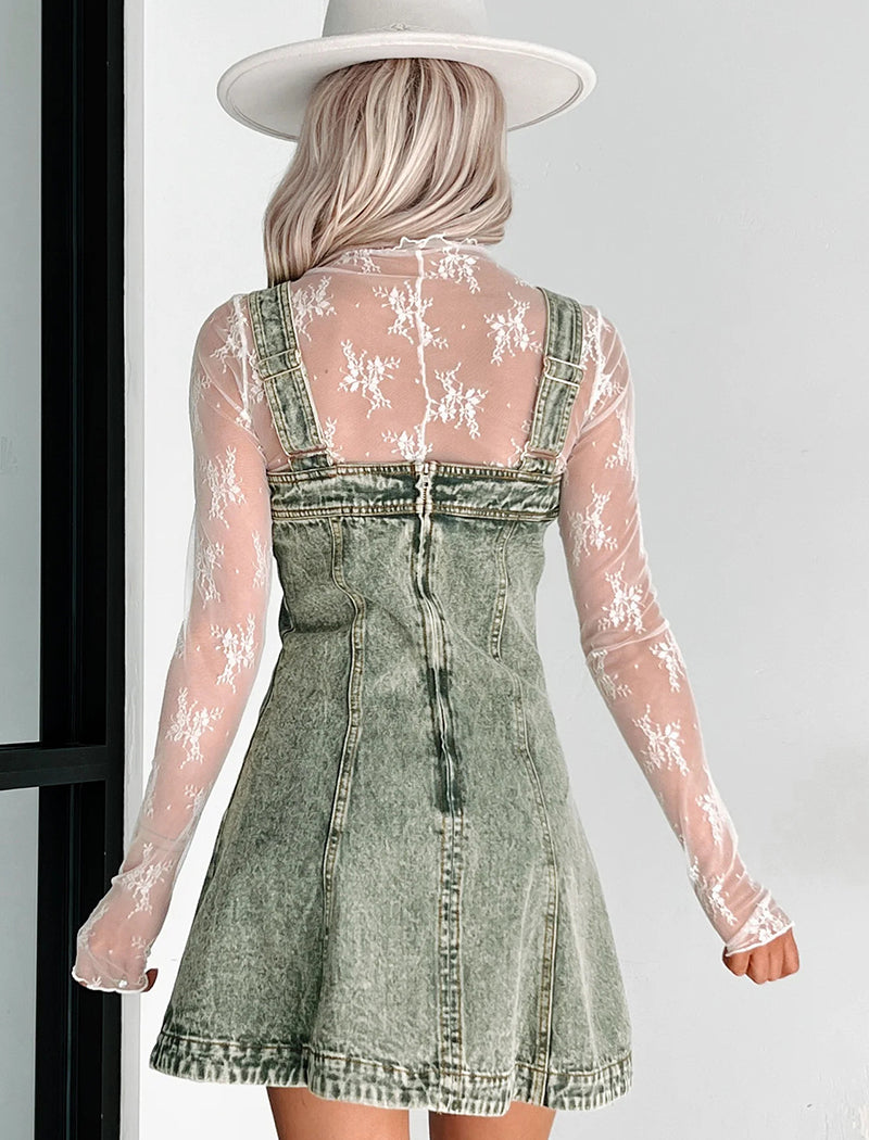 Denim Cami Mini Dress