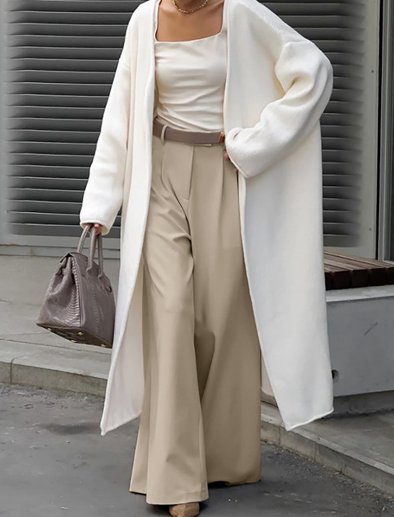 Wide-Leg High-Waist Pants