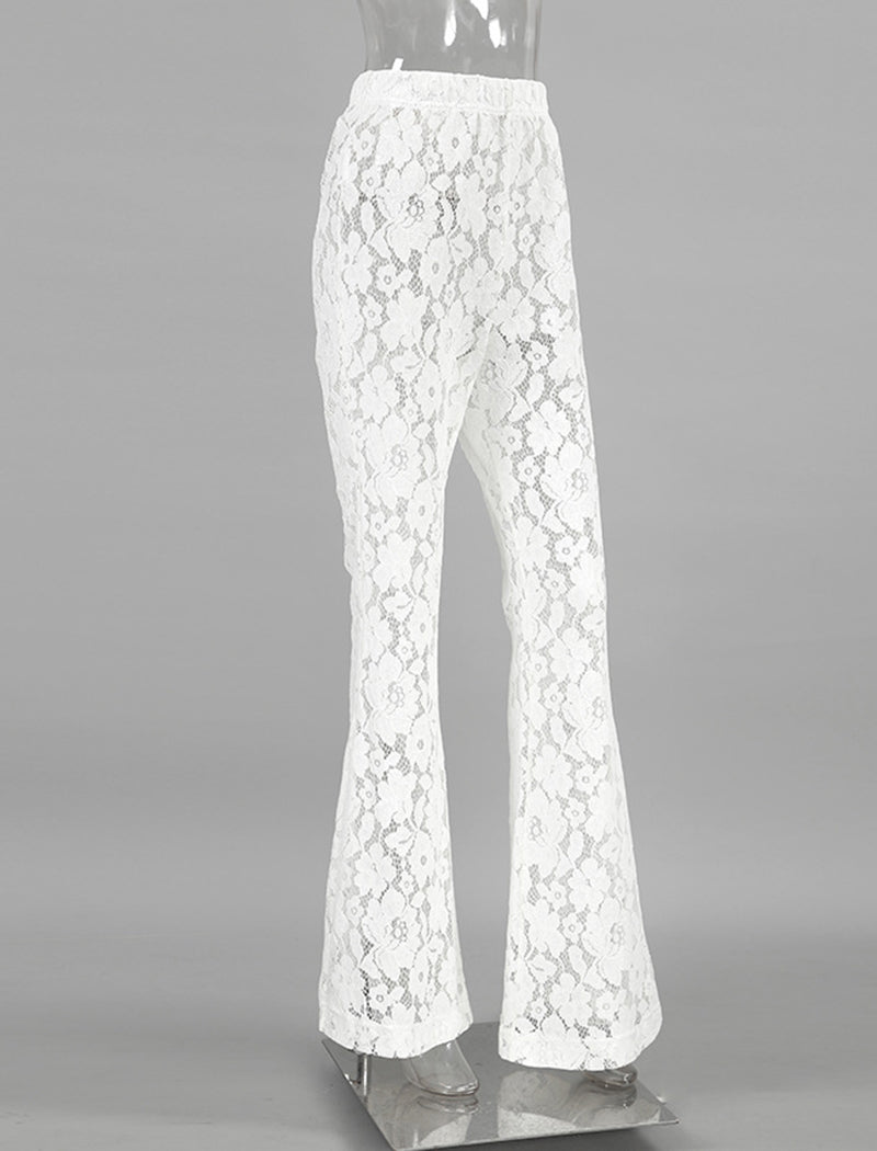 Lace Sheer Pants