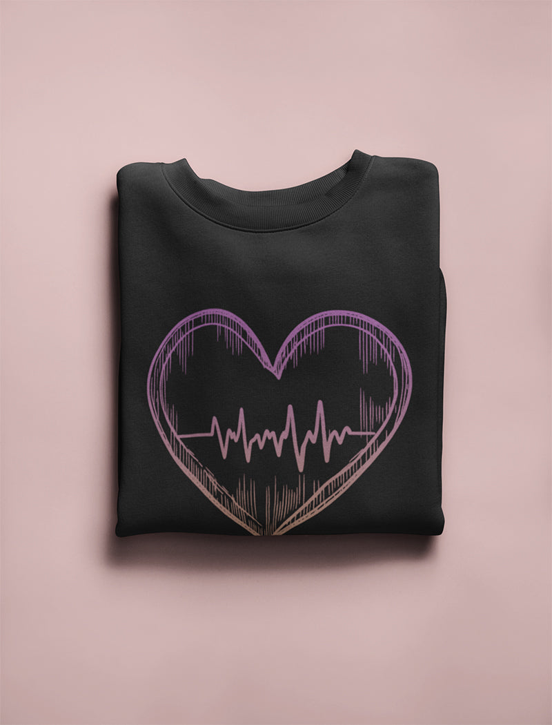 Heartbeat Line Heart Tee