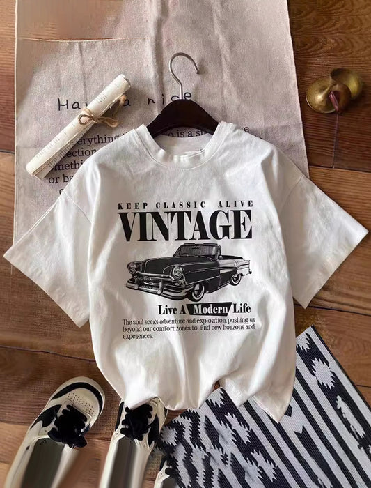 Vintage Car Graphic Tee