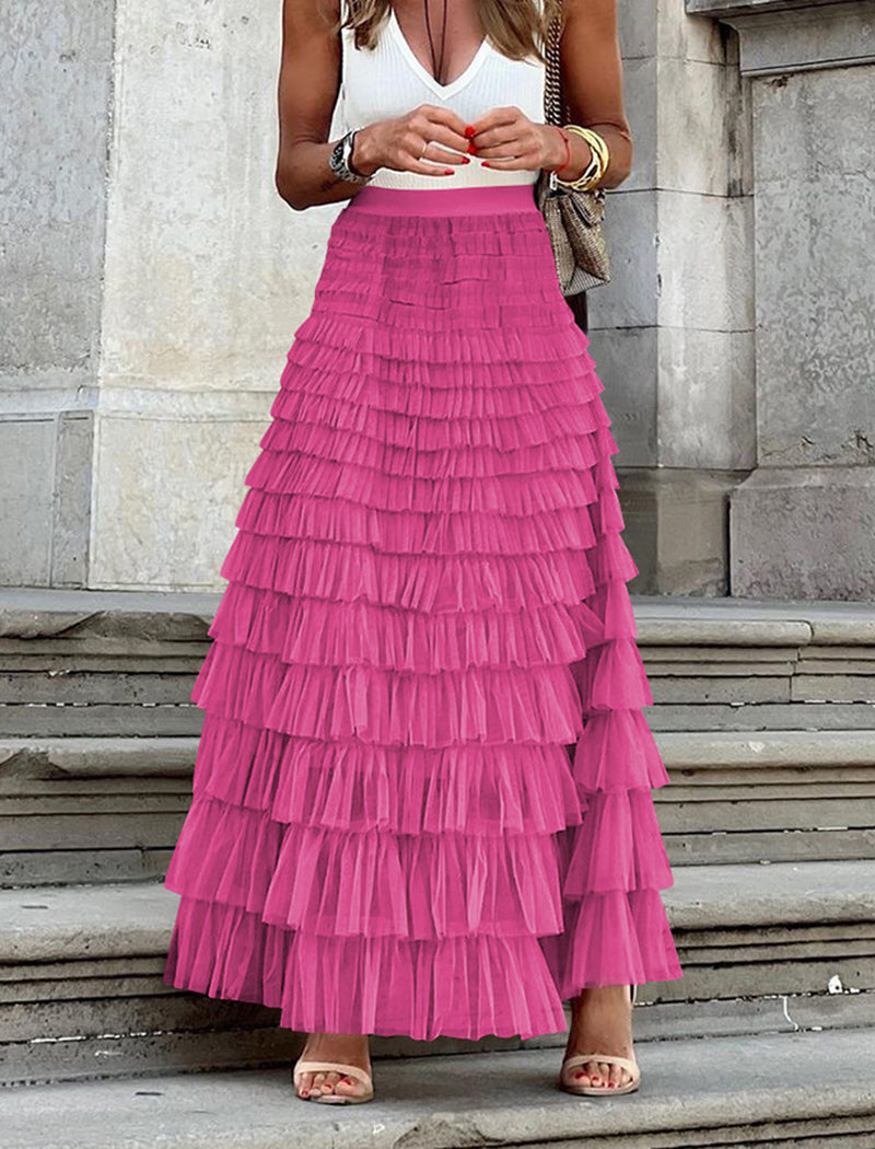 Layered Tulle Skirt