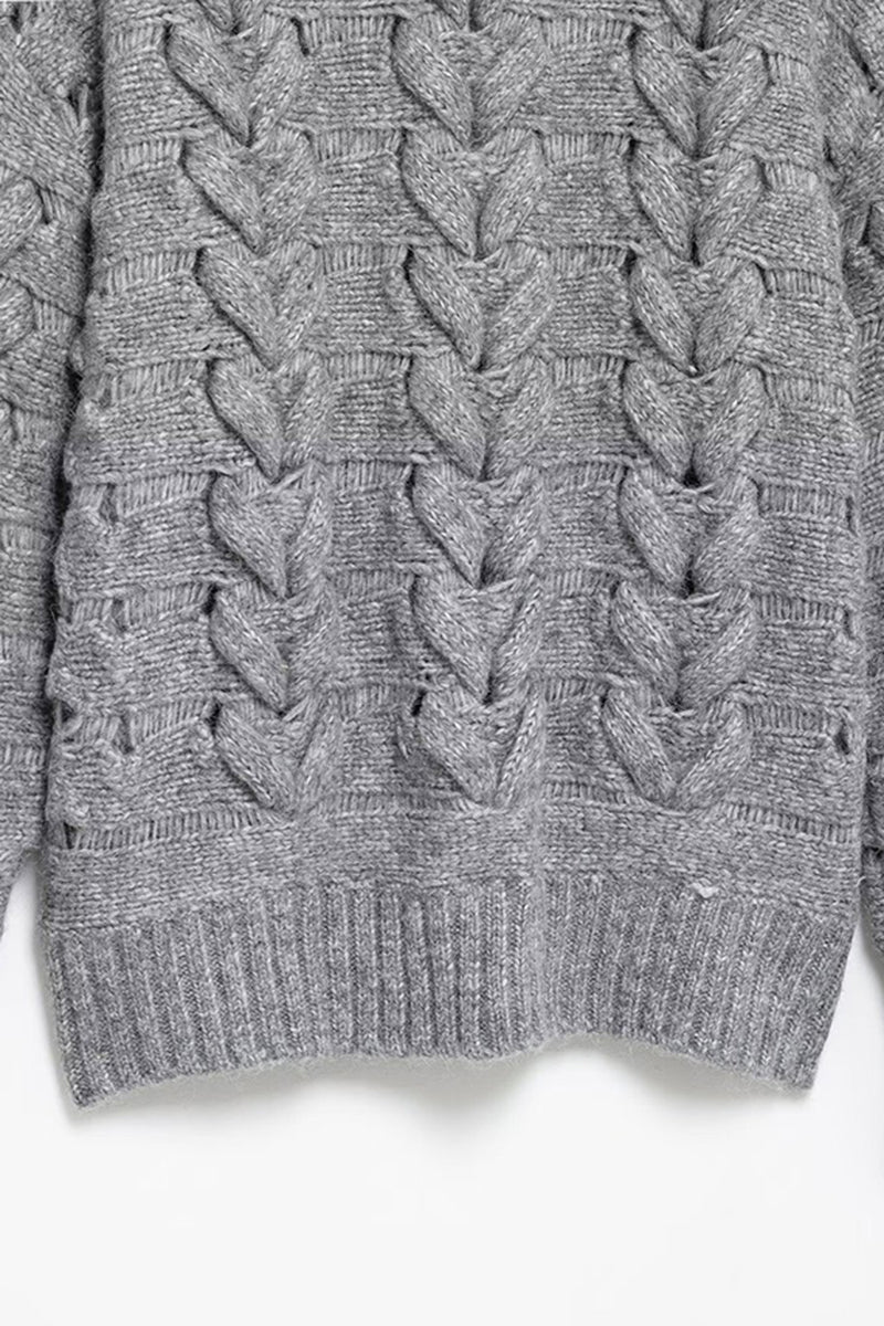 Cable Knit Pullover Sweater