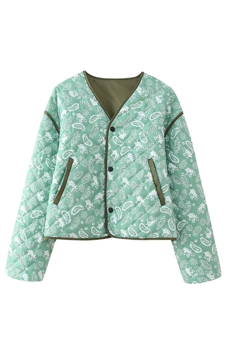 Printed Patchwork Jacket