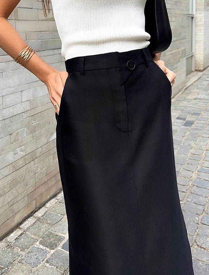 A-Line Slit Skirt