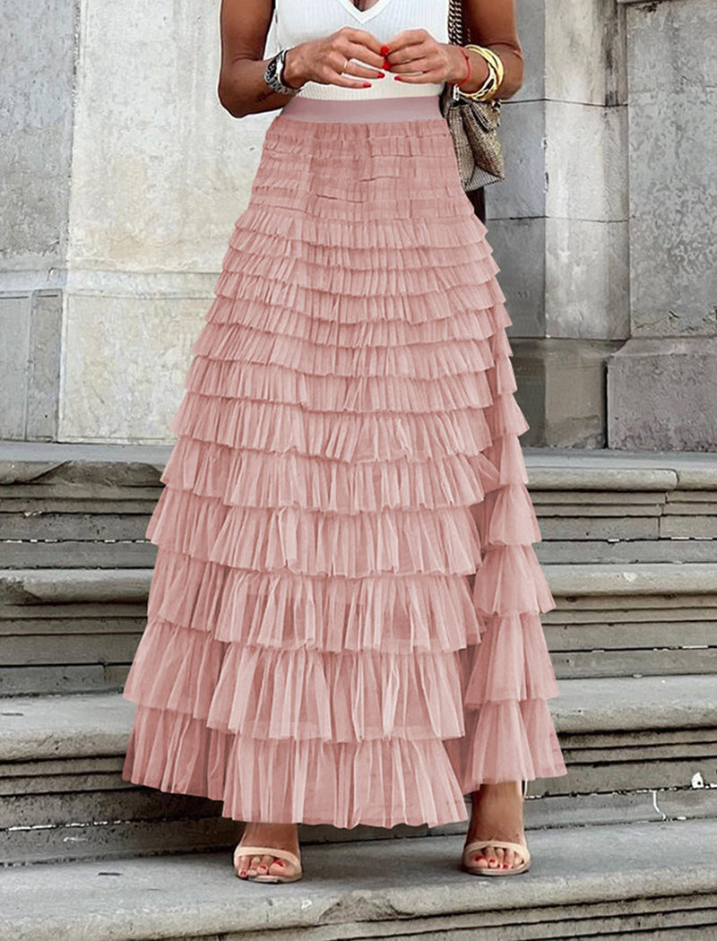 Layered Tulle Skirt