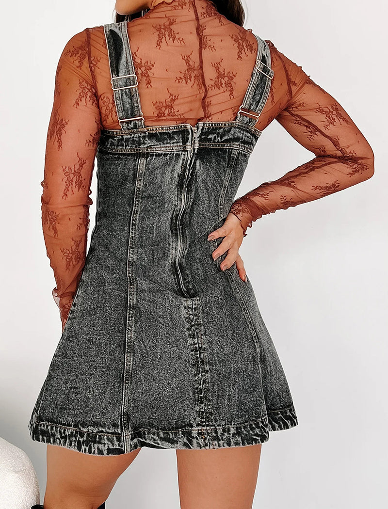 Denim Cami Mini Dress