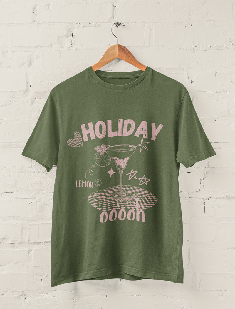 Holiday Cocktail Graphic Tee