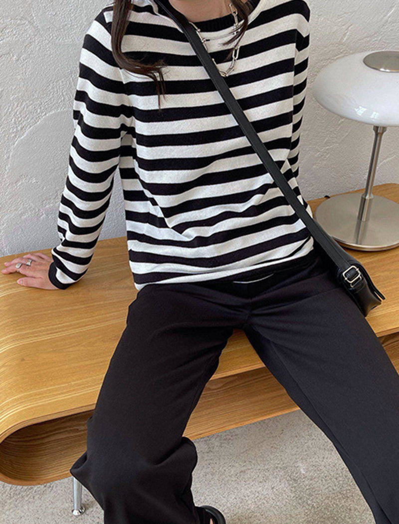 Striped Pullover Sweater