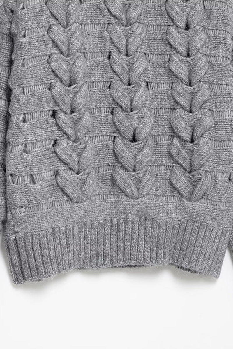 Cable Knit Pullover Sweater